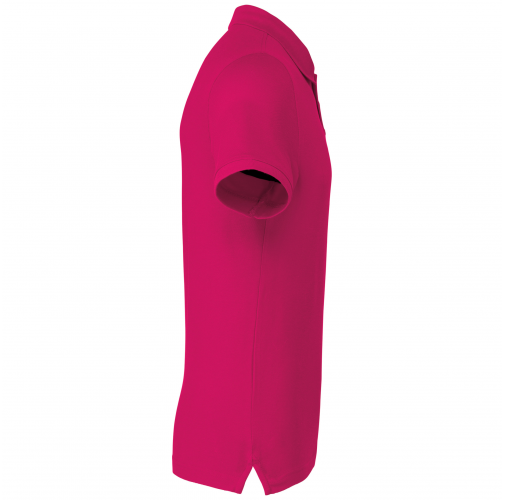 fuchsia Polo de punto piqué manga corta hombre
