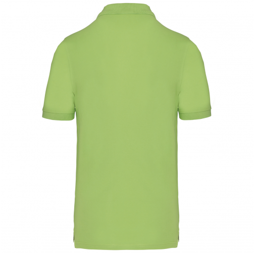 lime Polo de punto piqué manga corta hombre