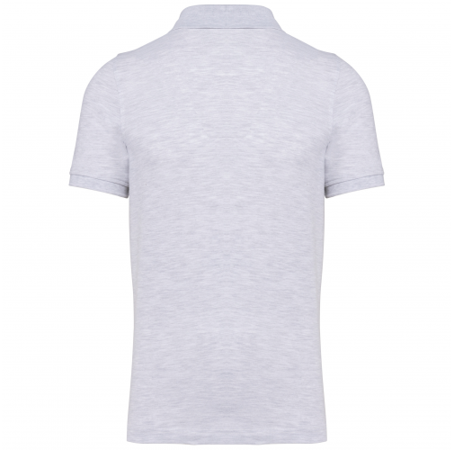 ash heather Polo de punto piqué manga corta hombre