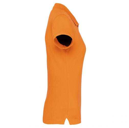 orange Polo manga corta mujer