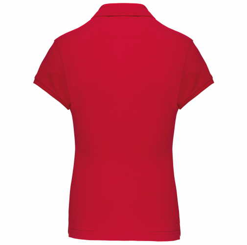 red Polo manga corta mujer