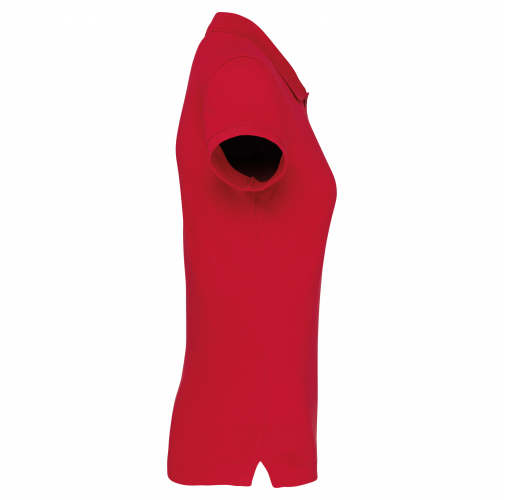 red Polo manga corta mujer