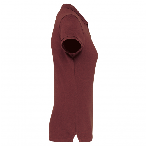 wine Polo manga corta mujer