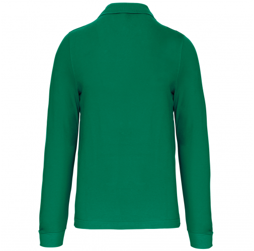 kelly green Polo manga larga hombre