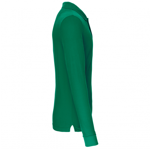 kelly green Polo manga larga hombre