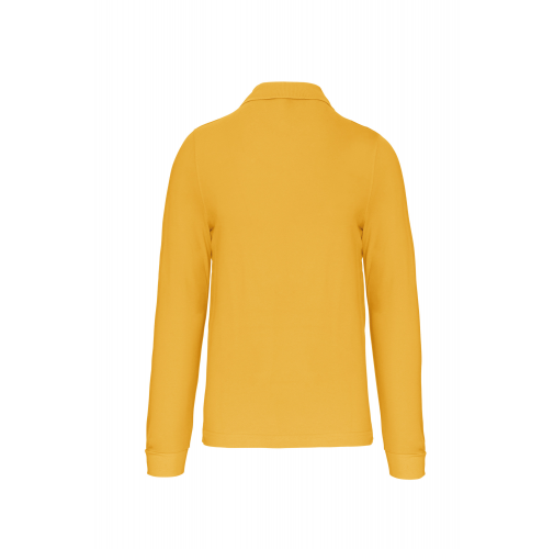 yellow Polo manga larga hombre