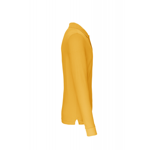 yellow Polo manga larga hombre