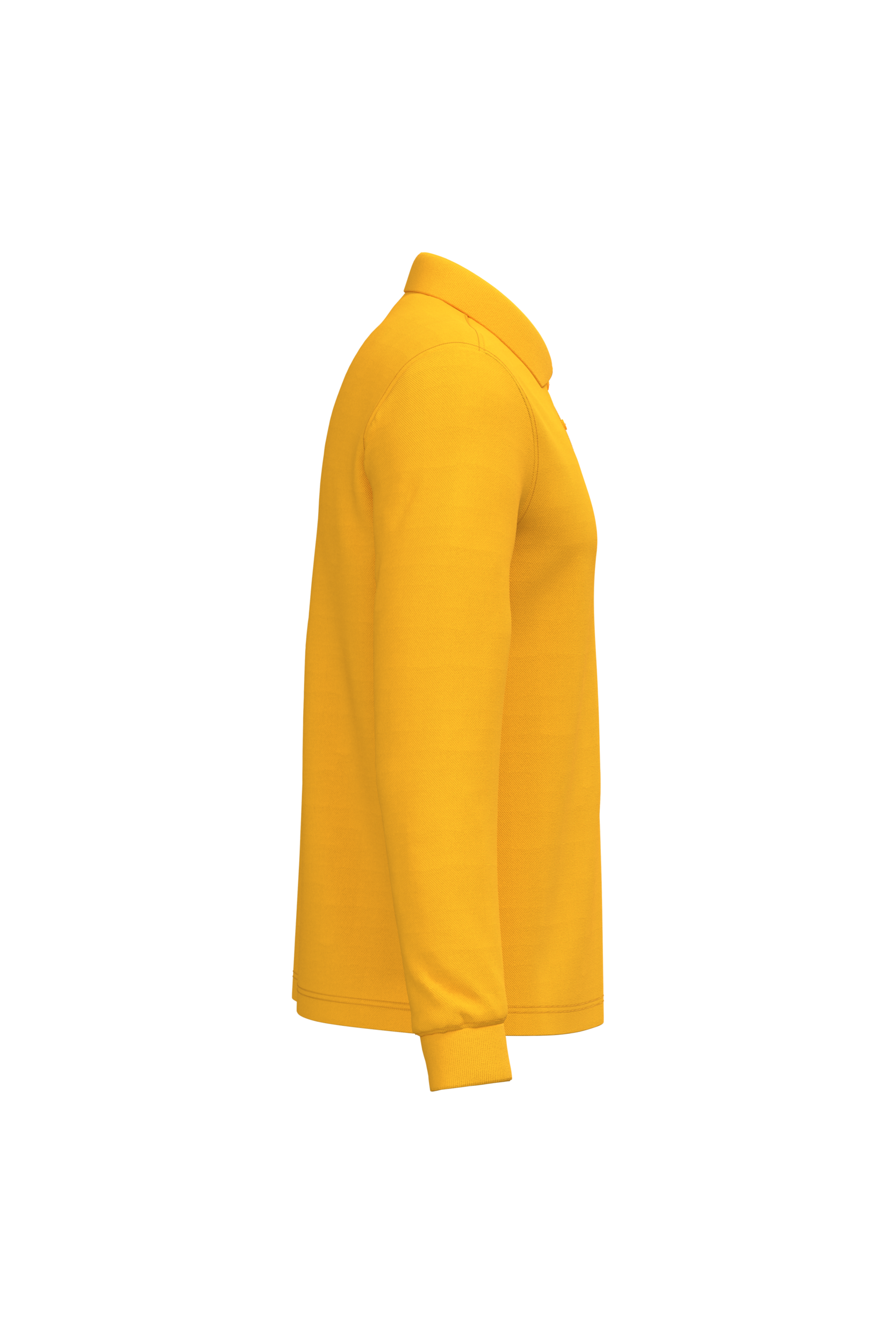 ash heather Polo manga larga hombre