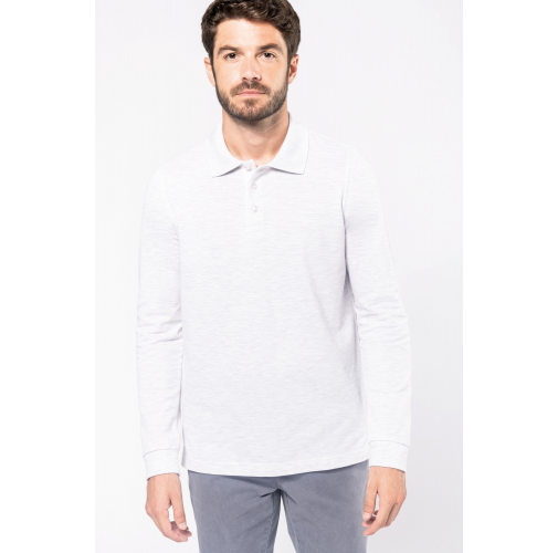 Polo manga larga hombre