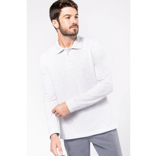 Polo manga larga hombre