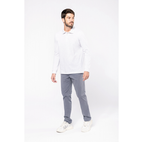 Polo manga larga hombre