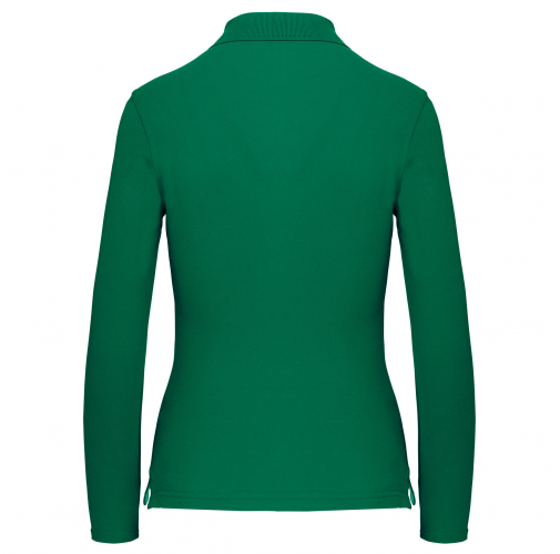 kelly green Polo manga larga mujer