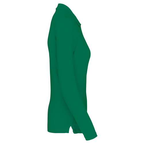 kelly green Polo manga larga mujer