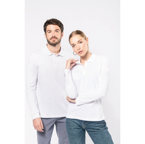 Polo manga larga mujer