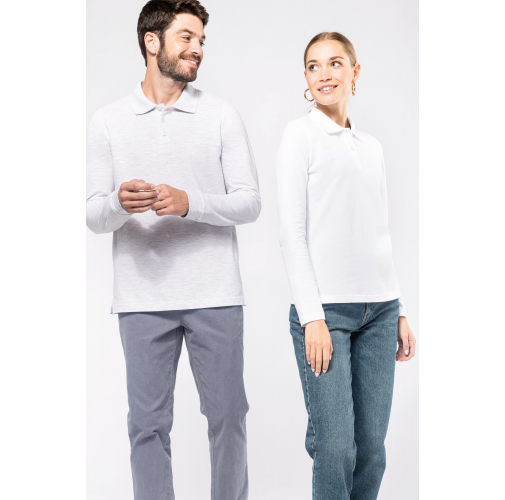 Polo manga larga mujer