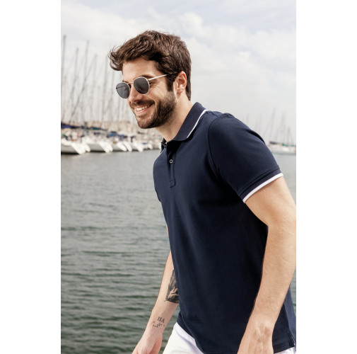 Polo manga corta hombre