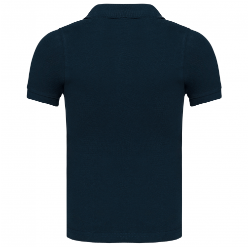 navy Polo manga corta niños - lavable a 60º