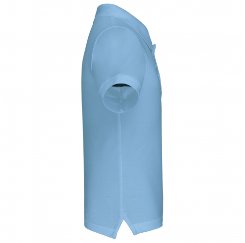 sky blue Polo manga corta niños - lavable a 60º