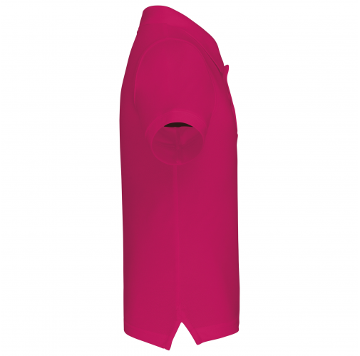 fuchsia Polo manga corta niños - lavable a 60º