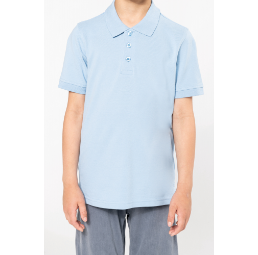 Polo manga corta niños - lavable a 60º
