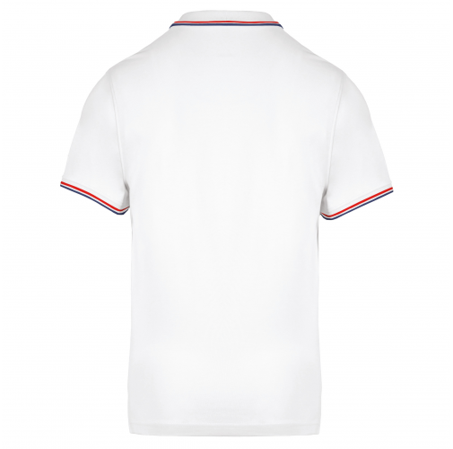 white / navy / red Polo de manga corta hombre