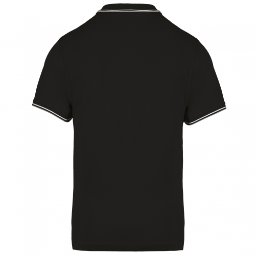 black / light grey / white Polo de manga corta hombre
