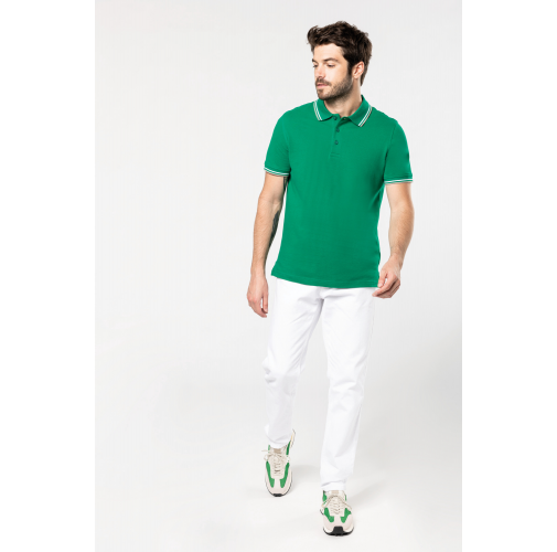 Polo de manga corta hombre