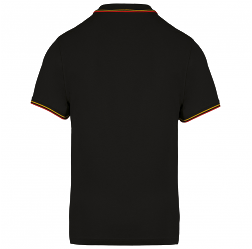 black / red / yellow Polo de manga corta hombre
