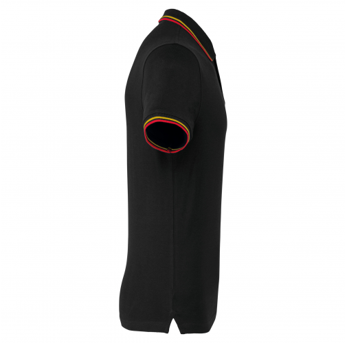 black / red / yellow Polo de manga corta hombre