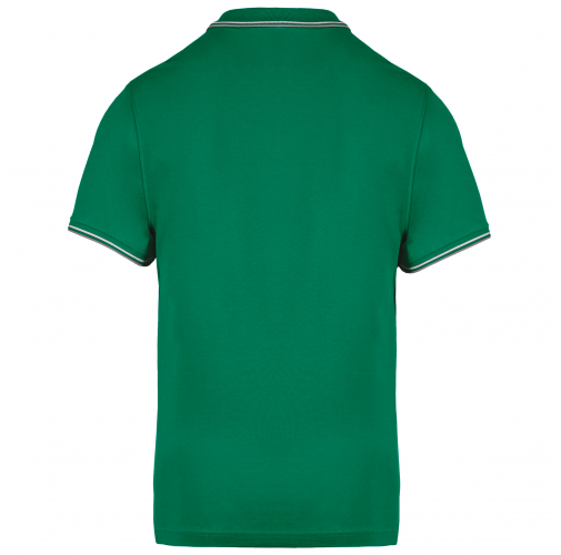 kelly green/light grey/white Polo de manga corta hombre