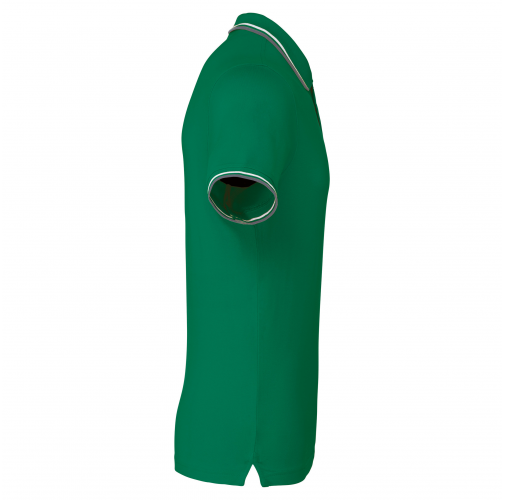 kelly green/light grey/white Polo de manga corta hombre