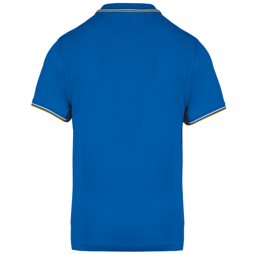 light royal blue/yellow/white Polo de manga corta hombre
