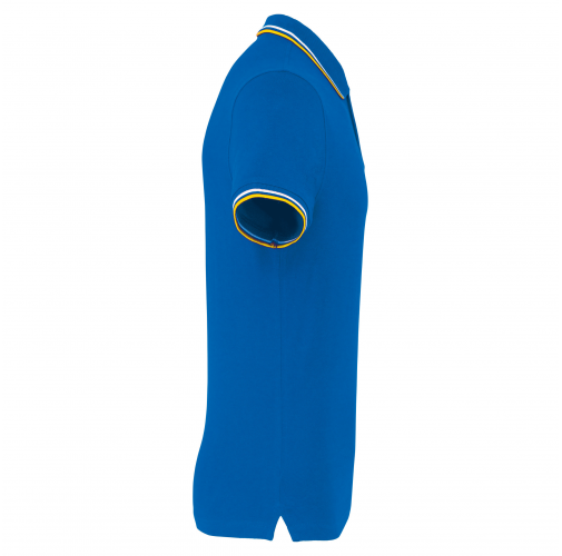 light royal blue/yellow/white Polo de manga corta hombre