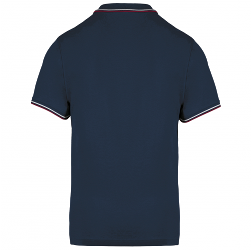 navy / wine / white Polo de manga corta hombre