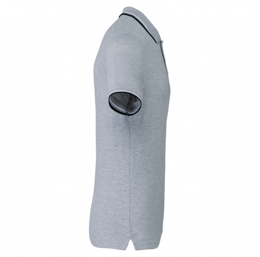 oxford grey / navy / white Polo de manga corta hombre