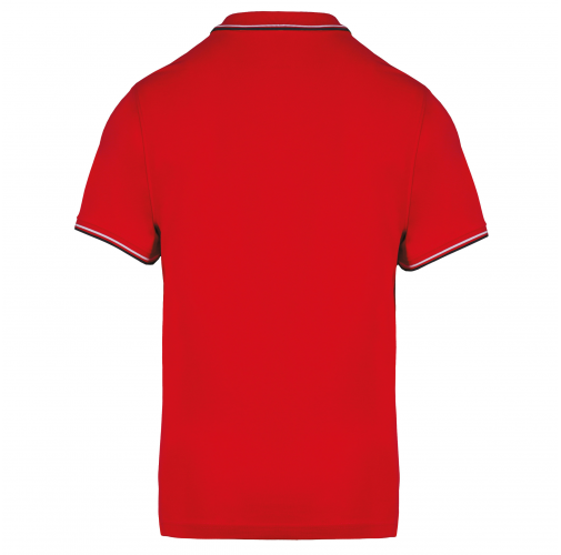 red / navy / white Polo de manga corta hombre