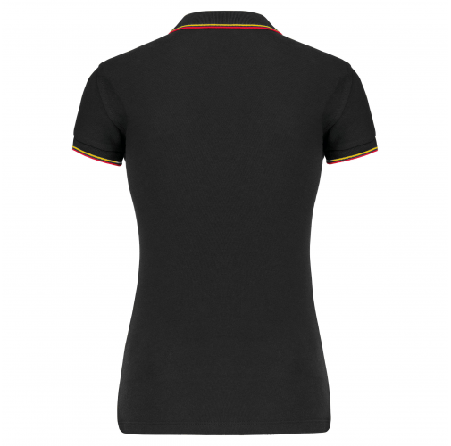 black / red / yellow Polo de manga corta mujer
