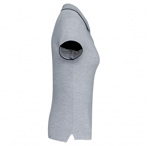 oxford grey / navy / white Polo de manga corta mujer