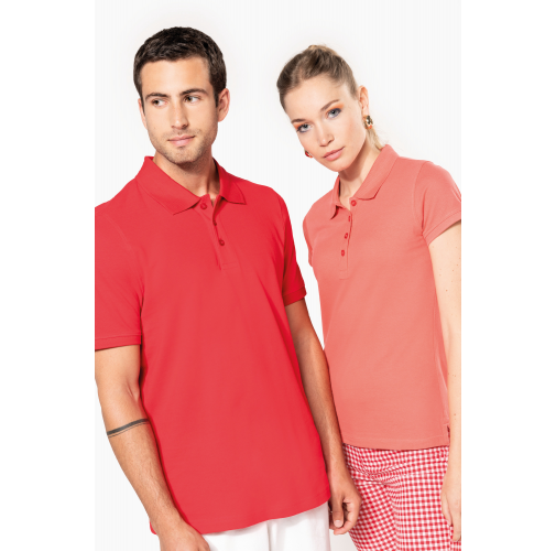 Polo piqué de manga corta hombre