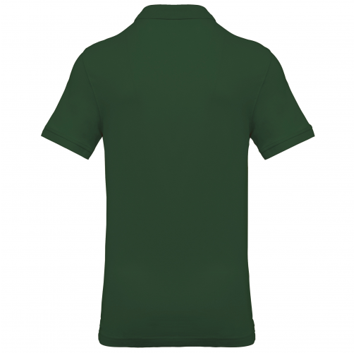 forest green Polo piqué de manga corta hombre