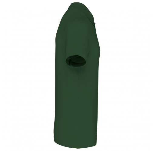 forest green Polo piqué de manga corta hombre