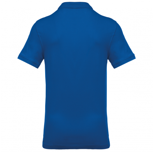 light royal blue Polo piqué de manga corta hombre