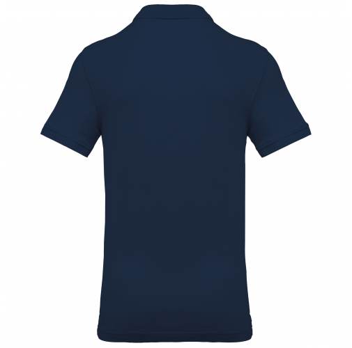 navy Polo piqué de manga corta hombre