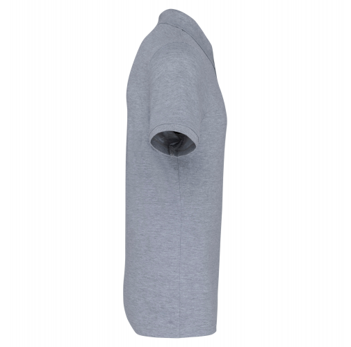 oxford grey Polo piqué de manga corta hombre