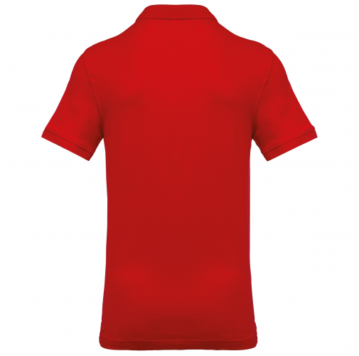 red Polo piqué de manga corta hombre