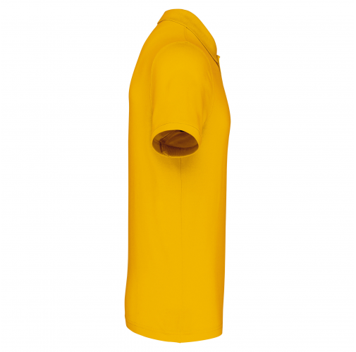 yellow Polo piqué de manga corta hombre