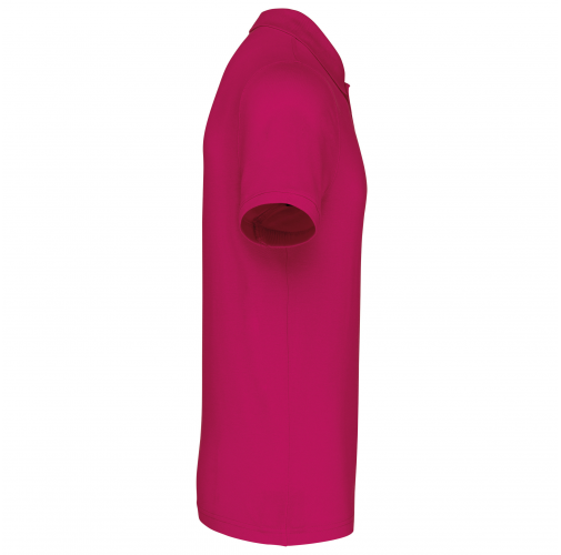fuchsia Polo piqué de manga corta hombre