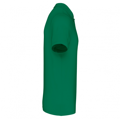 kelly green Polo piqué de manga corta hombre