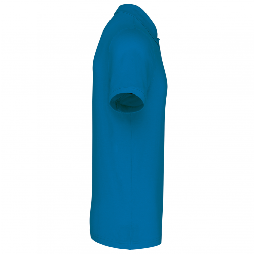 tropical blue Polo piqué de manga corta hombre