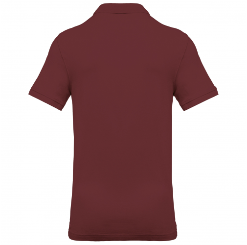 wine Polo piqué de manga corta hombre
